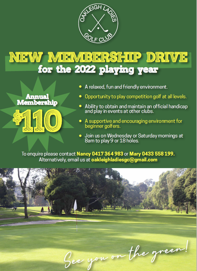 Oakleigh Ladies Golf Club Oakleigh Golf Club